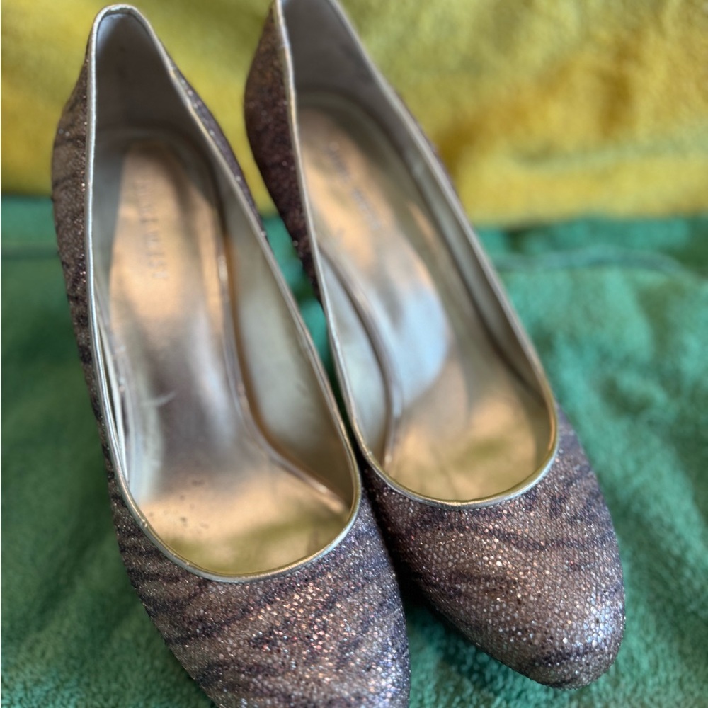 Nine West Brown High Heeled Pumps